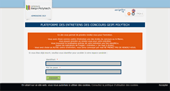 Desktop Screenshot of geipi-polytech-admission.org